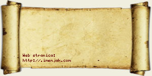 Jovana Pejčinović vizit kartica